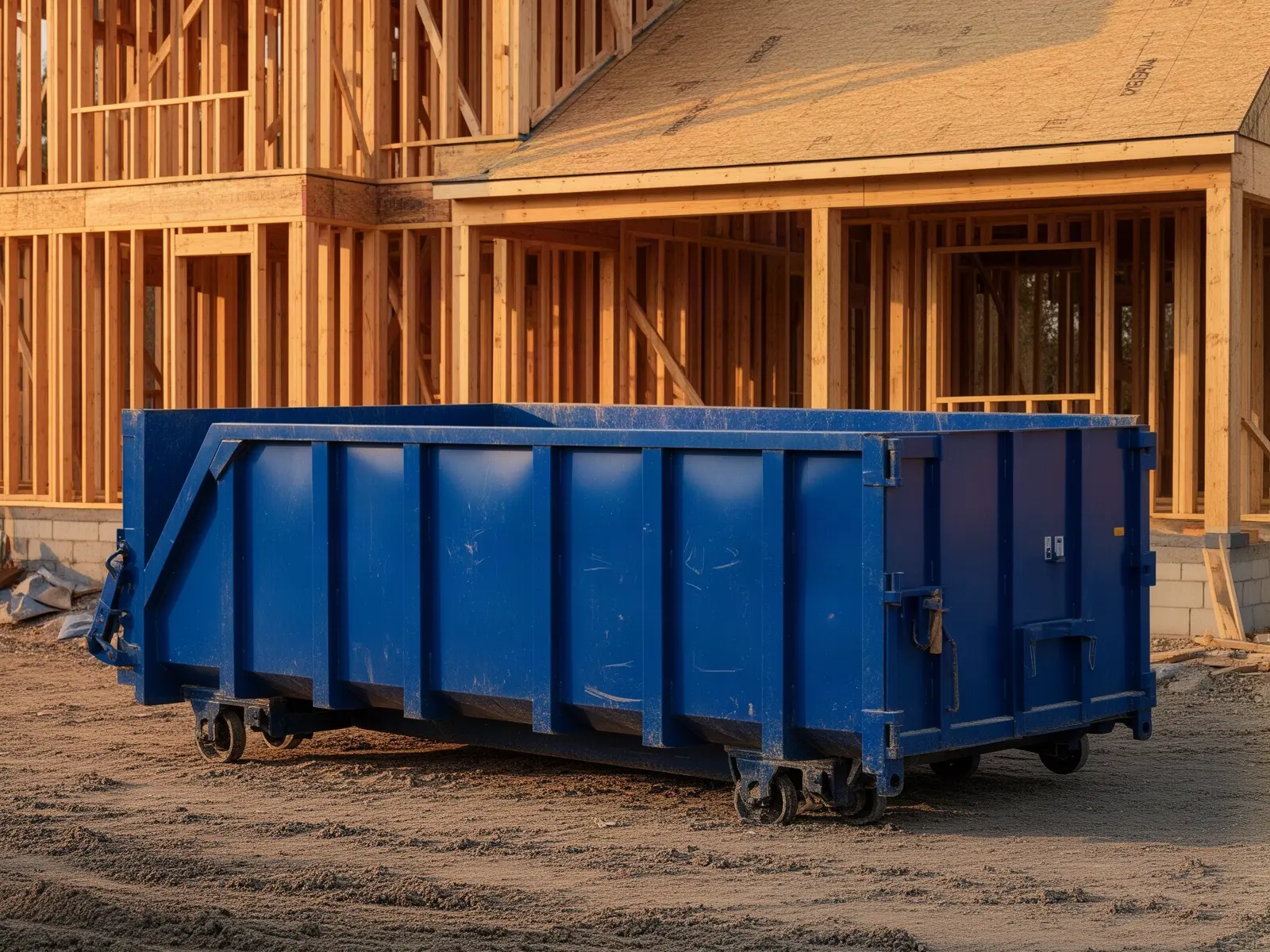 Roll-off dumpster from Black Branch Dumpster Depot in Ormond Beach, FL
